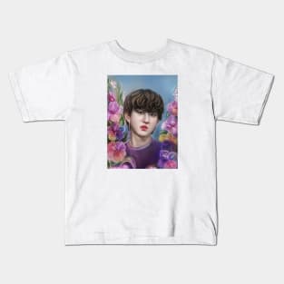 Flower boy Changbin , Skz Kids T-Shirt